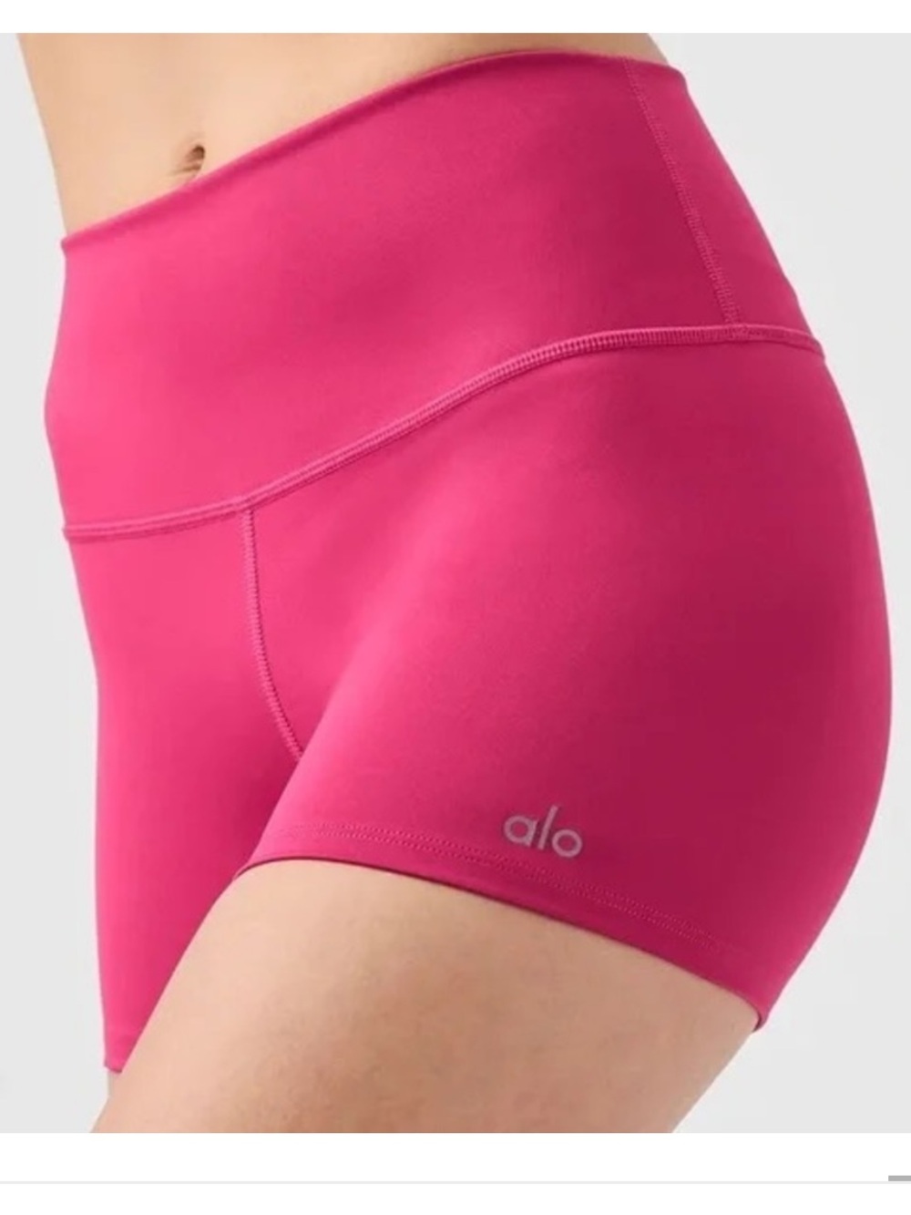 Alo Yoga 3" High-Waist Airlift Short Hot Pink Size Extra Small